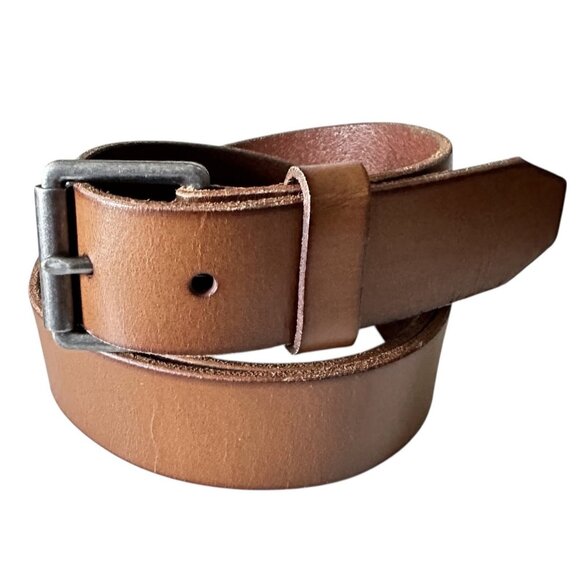 J Crew Brown Size 32 Genuine Leather Waist 40” X  1.25” - Picture 1 of 8